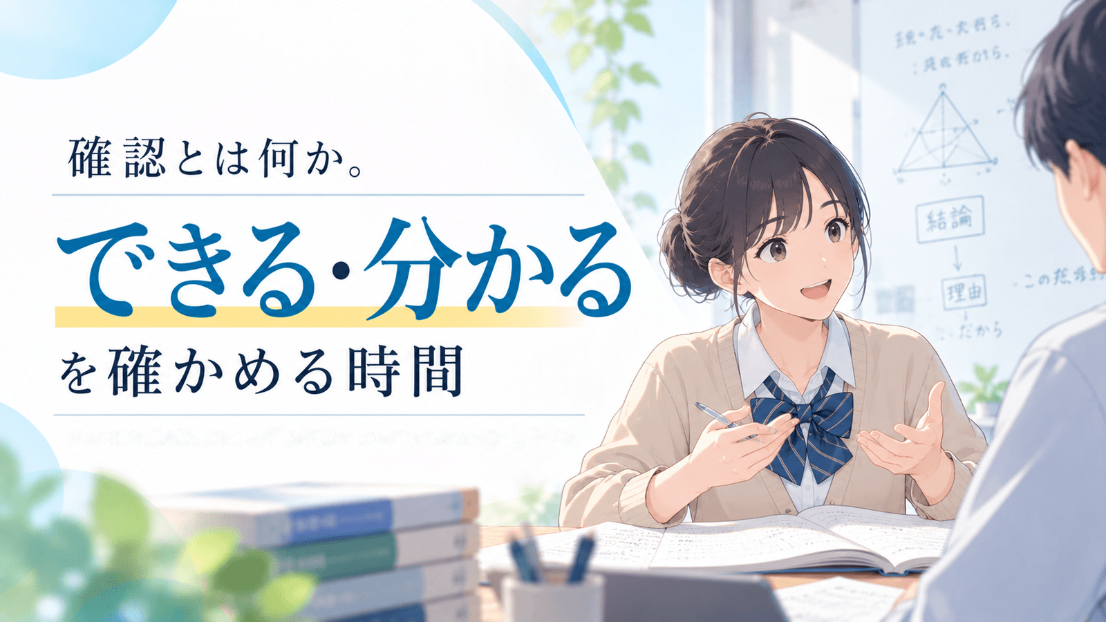 確認とは何か|テストや逆授業で「できる・分かる」を確かめる時間