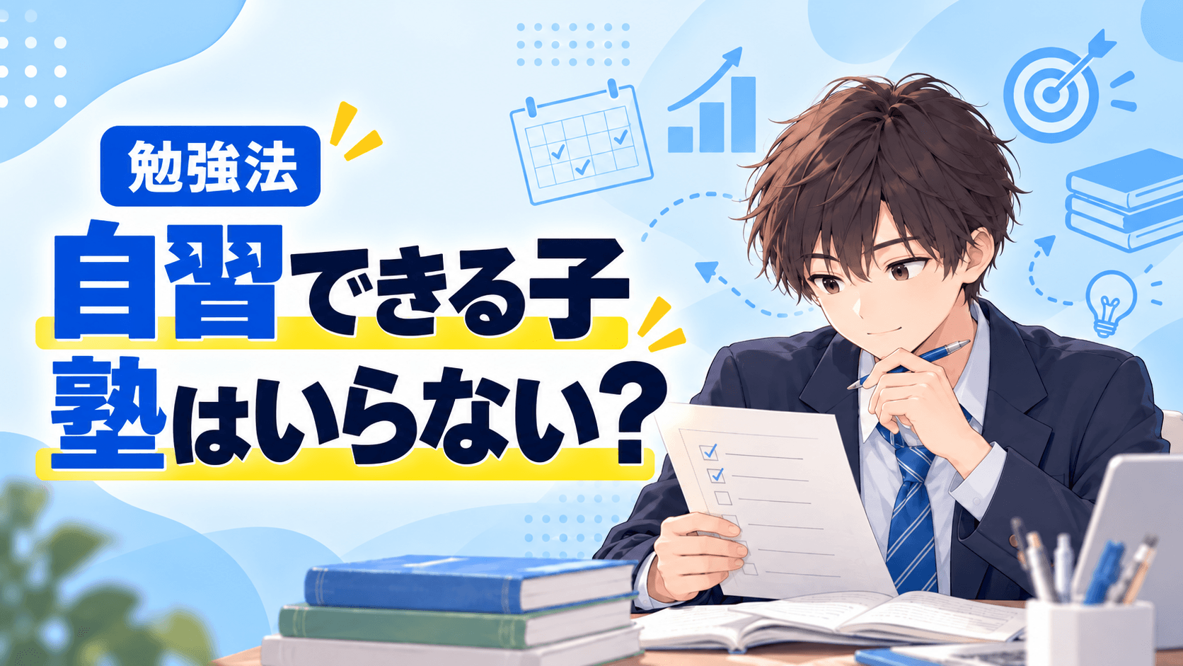 自習できる子なら塾はいらない？