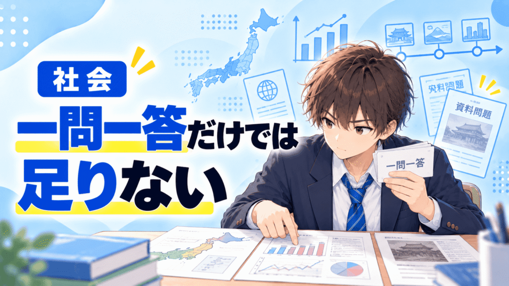 アイキャッチ画像：「社会は一問一答だけやればいい？」